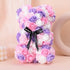 Artificial Eternal Flower Rose Bear Mixed colors